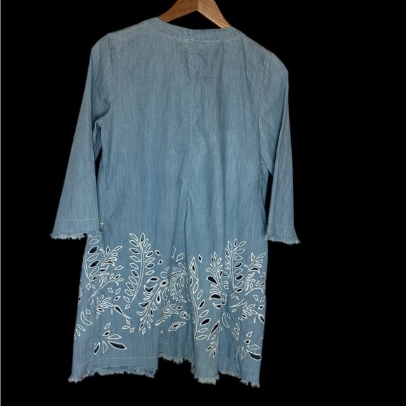 Chico's Light Blue Denim Jacket - Picture 3 of 5